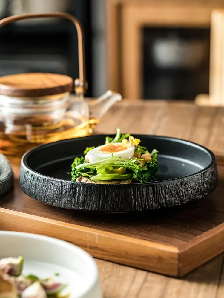 High-end Hotel Tableware Ceramic Plate