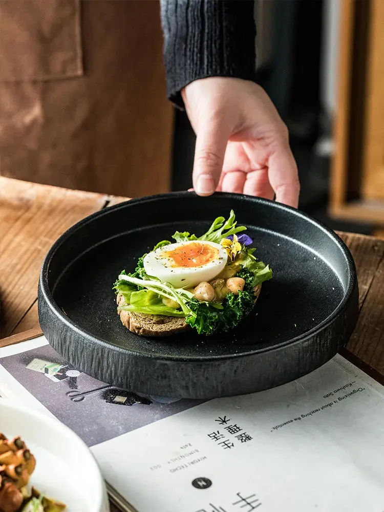 High-end Hotel Tableware Ceramic Plate