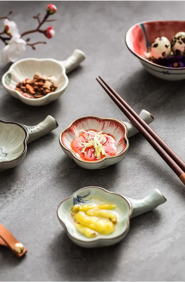 Household Ceramic Seasoning Sauce Dipping Side Dish