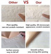 Brick Wallpaper Wall STICKERS 77*70cm 3D