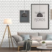 Self Adhesive Wallpaper 3D Wall Tiles Kitchen Bathroom