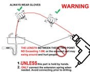 12M Drain Pipeline Sewer Cleaner