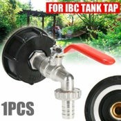IBC Tank Adapter To Brass Tap 1/2" Hose