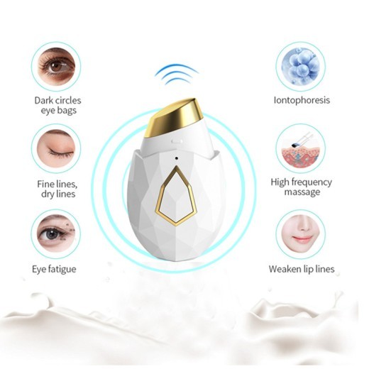 Eye Vibration Massager Color Light Ion