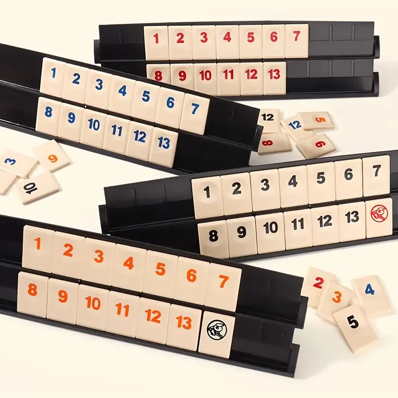 Adult Rummy Tile Game Set - Party Game