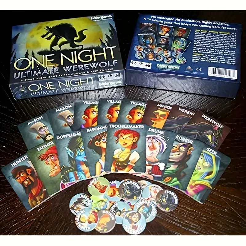 One Night Ultimate Werewolf Card Game