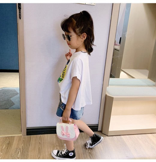 Girls Fashion Small Rabbit Ears Portable Princess Bag