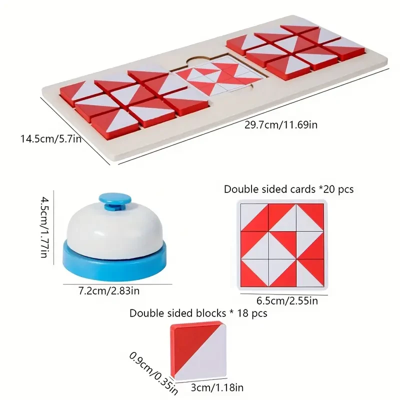 Wooden Battle Block Game