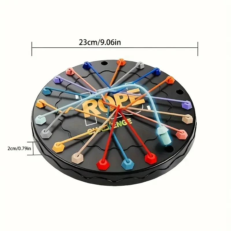 Colorful Rope Challenge Board Game