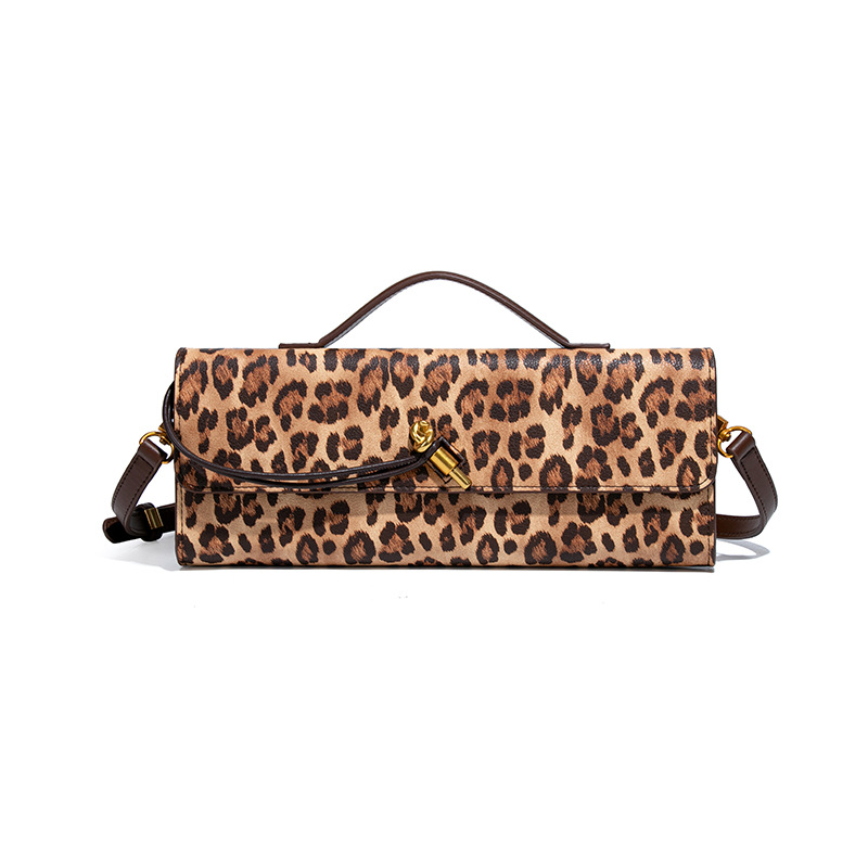 Women's Retro Leopard Print Dinner Bag