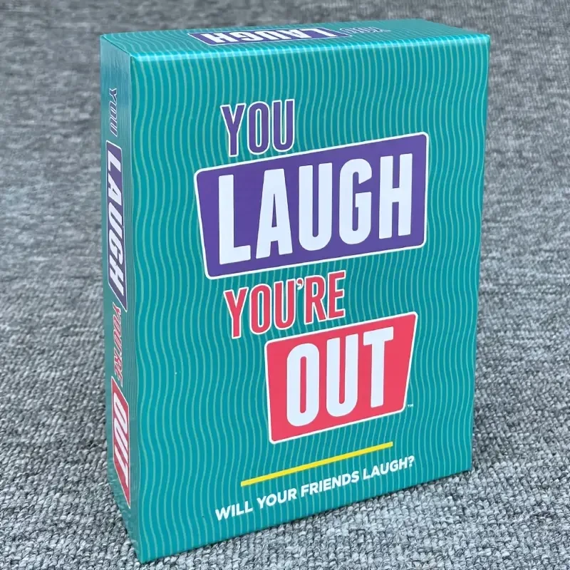 125 Cards for The "You Laugh, You'Re Out" Game - a Fun Party Game