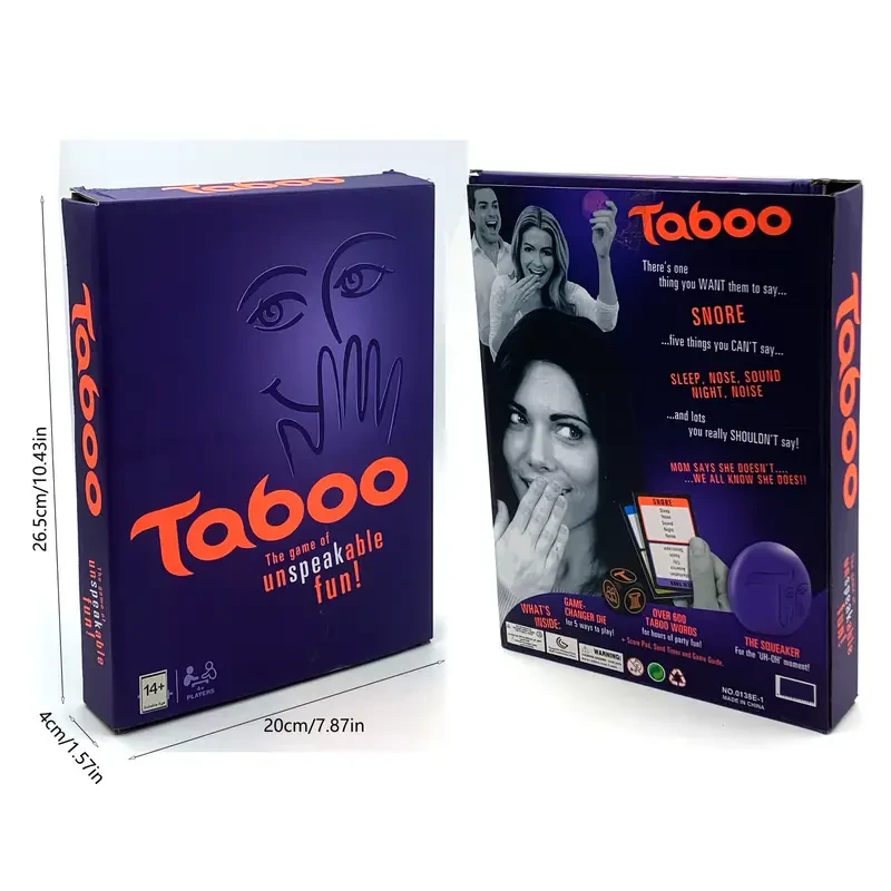 1pc Standard Edition Taboo Board Game