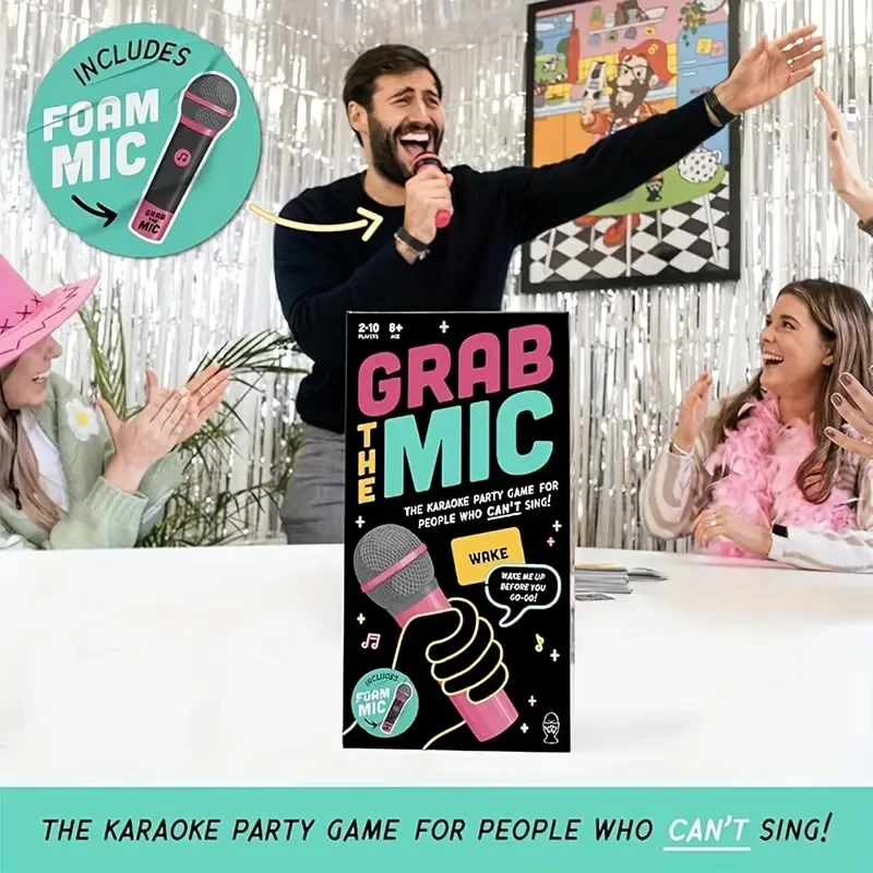 Grab the Microphone Family Karaoke Party Game