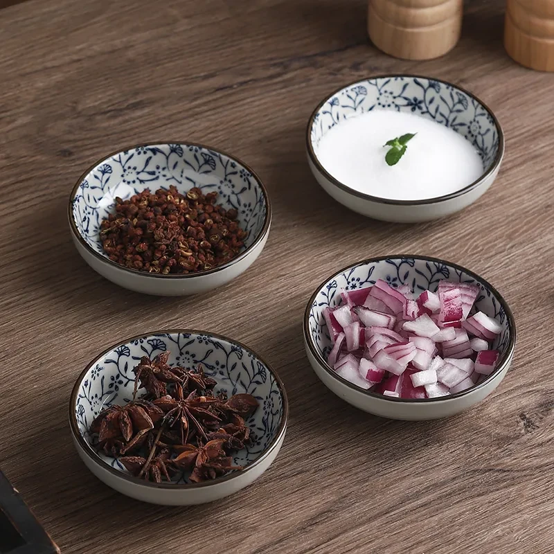 Ceramic Chinese Household Cold Dish Pickles Small Round Dish