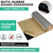 6M Car Sound Deadener Insulation Mats Heat Shield