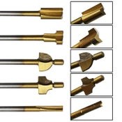 10pcs HSS Routing Router Bits Rotary