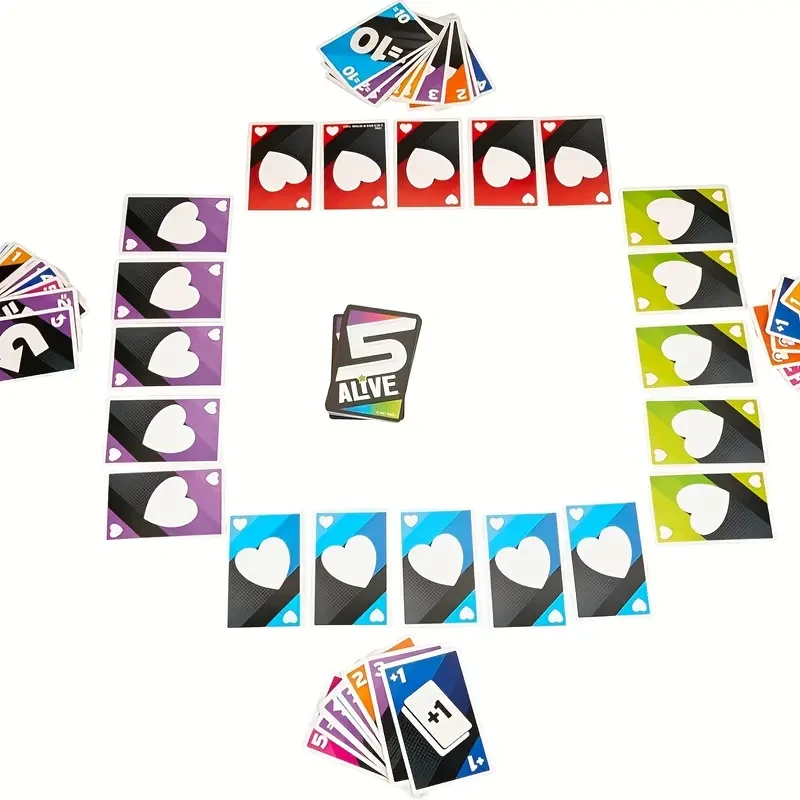 5-card game set, suitable for 2-6 people