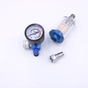 Airbrush Spray Gun Air Compressor Regulator Gauge Water Oil Seperator