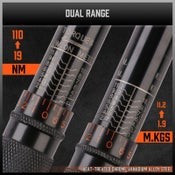 HORUSDY Click Torque Wrench Ratchet Socket Adaptor Extension 3/8" Drive