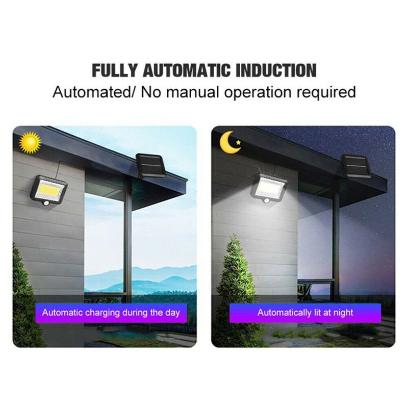 Outdoor Solar Lights Motion Flood Light 100 LED