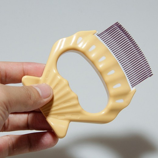 Pet Dog Cat Combs Shell Shaped Hair Remover Brush Pet Grooming Tools Dog Massage Comb Brush For Remove Pet Cat Loose Hairs