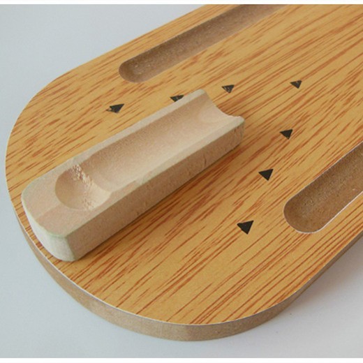 Mini Bowling Board Game Wooden Children's Educational Toys