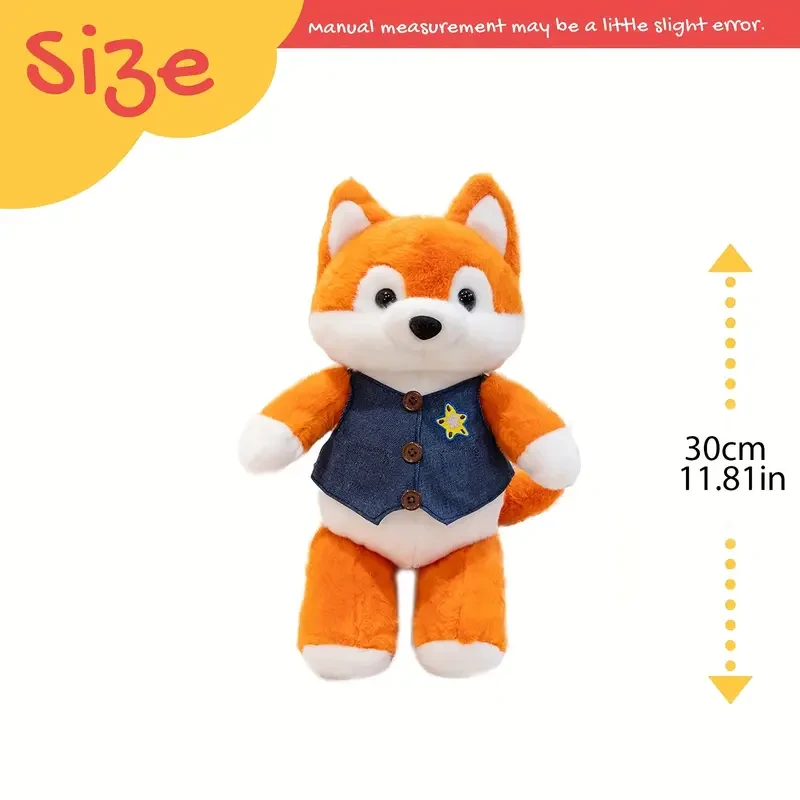 Akkun Adorable Fox Plush Toy