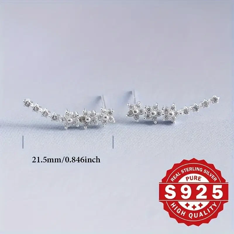 925 Silver Splicing and Bracingling Cute and Exquisite