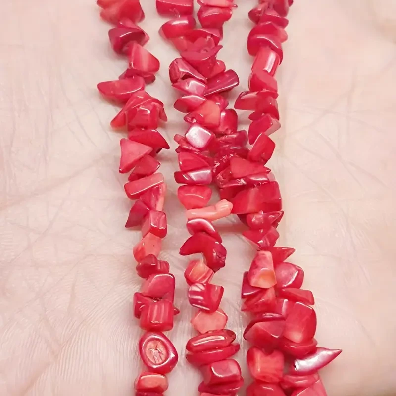 Luxury Red Coral Bead Necklace