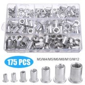 175pcs Rivet Nut Inserts Rivnut Nutserts