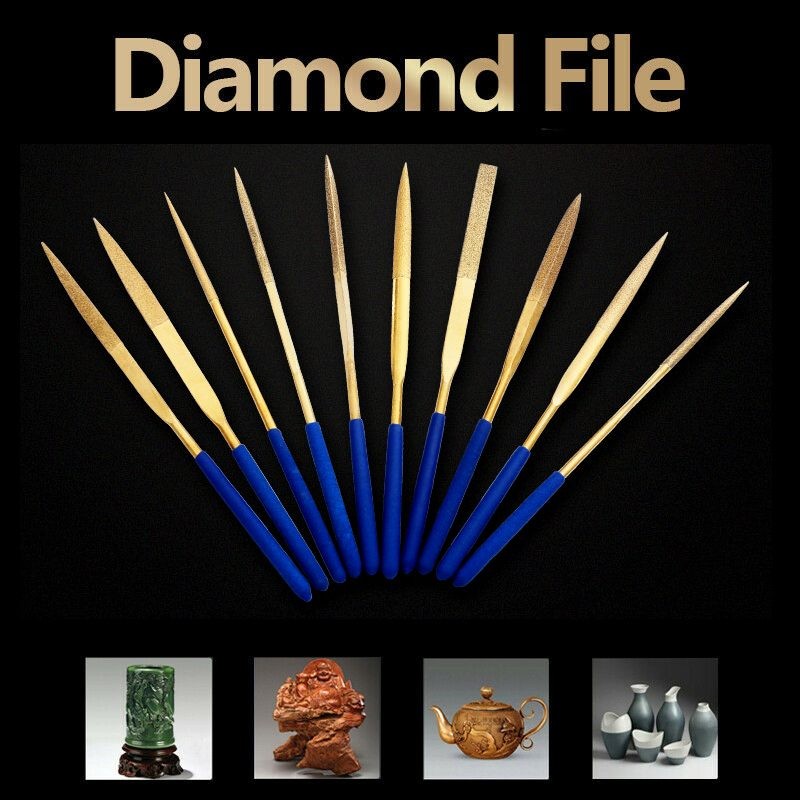 Diamond Needle Files 140mm 10pcs