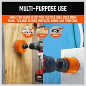 16Pcs Hole Saw Set Metal Wood Cutting High Speed Wood PVC Plastic Cutter