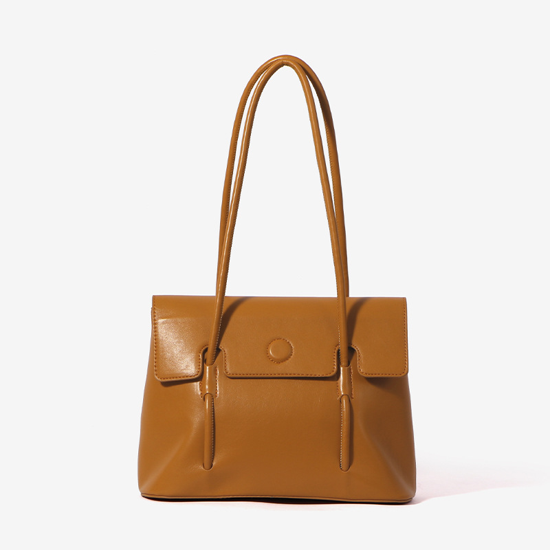 Soft Leather Large Capacity Shoulder Bag Tote Bag