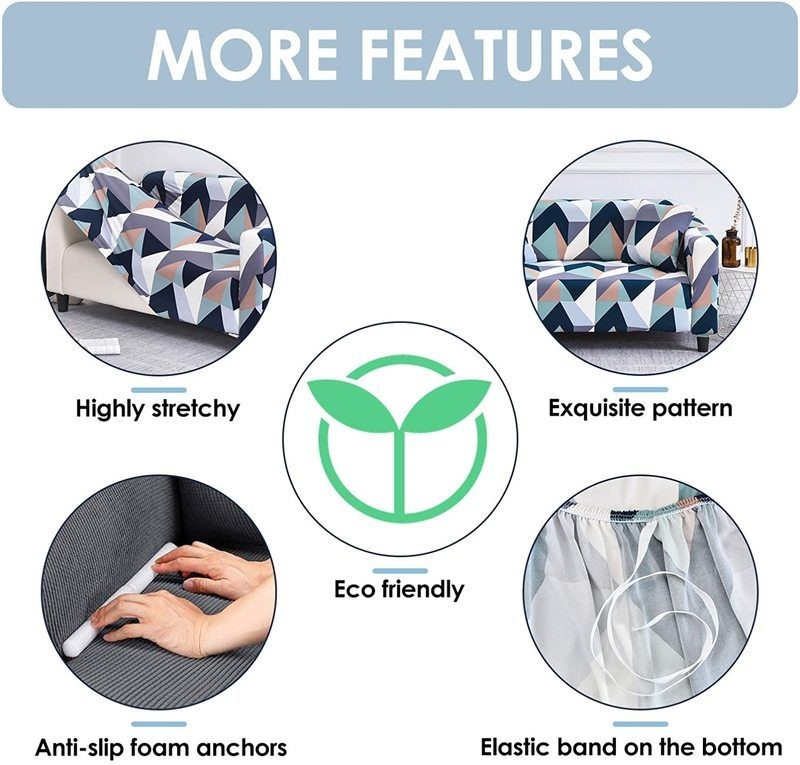 Couch Sofa Cover 2 Seater 145-185cm