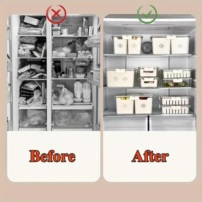 1pc, 8 Compartments Divided Serving Tray With Lid And Handle