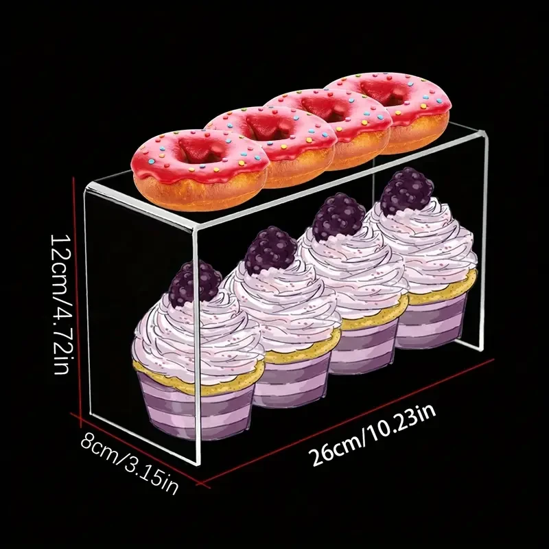 5pcs Acrylic Cupcake Stands Set