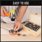 Number and Letter Metal Stamping Punch Kit