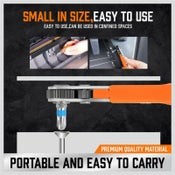 HORUSDY 1/4" Mini Ratchet Wrench Quarters Screwdriver Bits Set