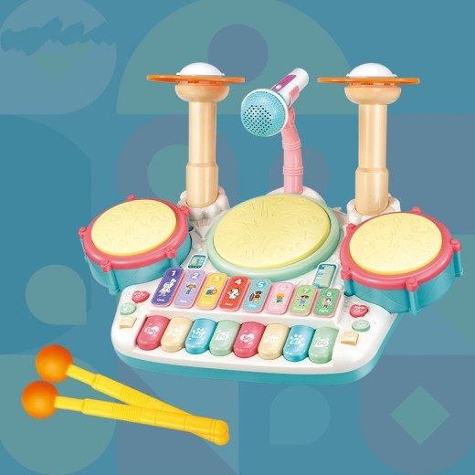 Baby Drum Toy With Microphone