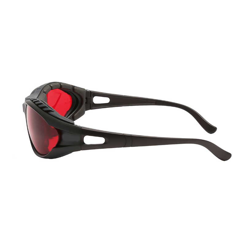 Protection Wavelength 500-550nm Optical Density OD5 Safety Laser Protective Glasses 590NM Goggles