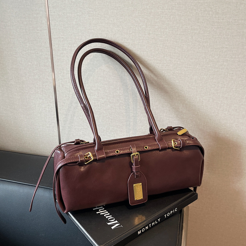 Autumn Winter Retro Maillard Tote Bag