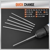 Screwdriver Bit Set 32pcs Extra Long Hex Torx Key Drill Phillips Slot
