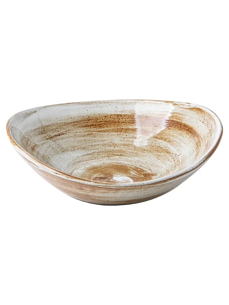 8-inch Stoneware-shaped Salad Bowl
