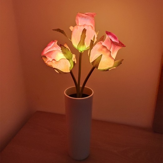 Home Landscape Decorative Rose Pot Lights