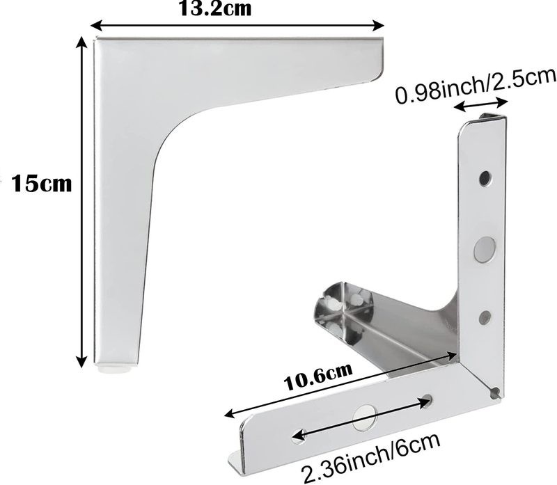 Metal Sofa Chair Table Furniture Legs 4pcs Set