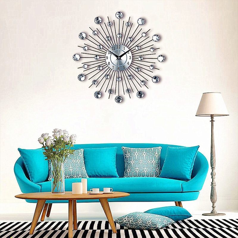 Wall Clock Metal Art