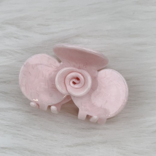 French Style Cold Medium Rose Flower Barrettes
