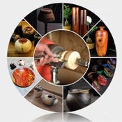 Carbide Wood Lathe Turning Tools Woodturning Tool Set