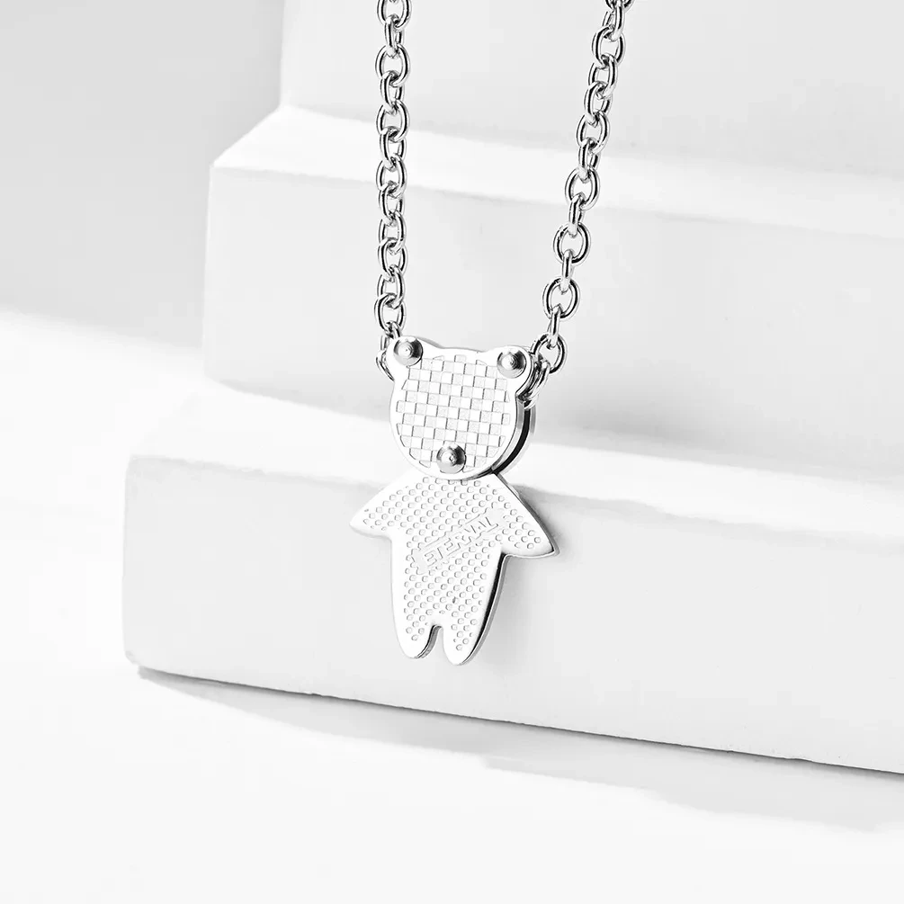 Rocking Bear Cub Hipster Pendant