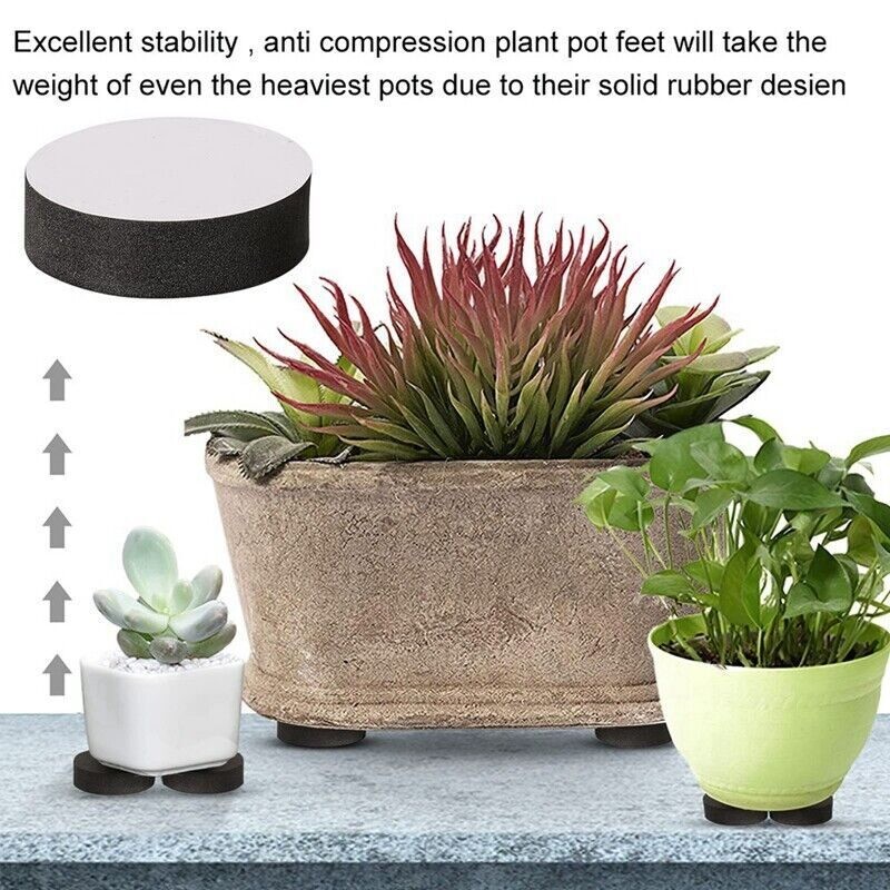 Flower Pots Feet Plant Pot Risers Mats Non Slip Pads